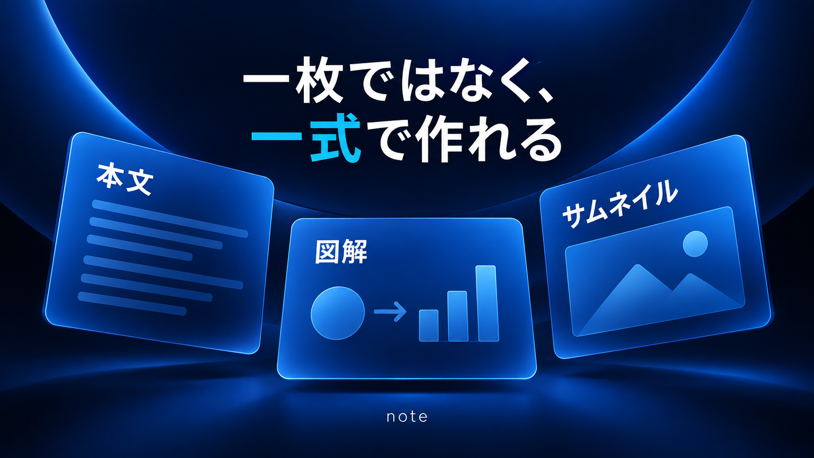 一枚ではなく、一式で作れる